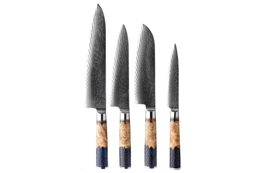 KAISHI black wood - Czarny zestaw 4-częściowy