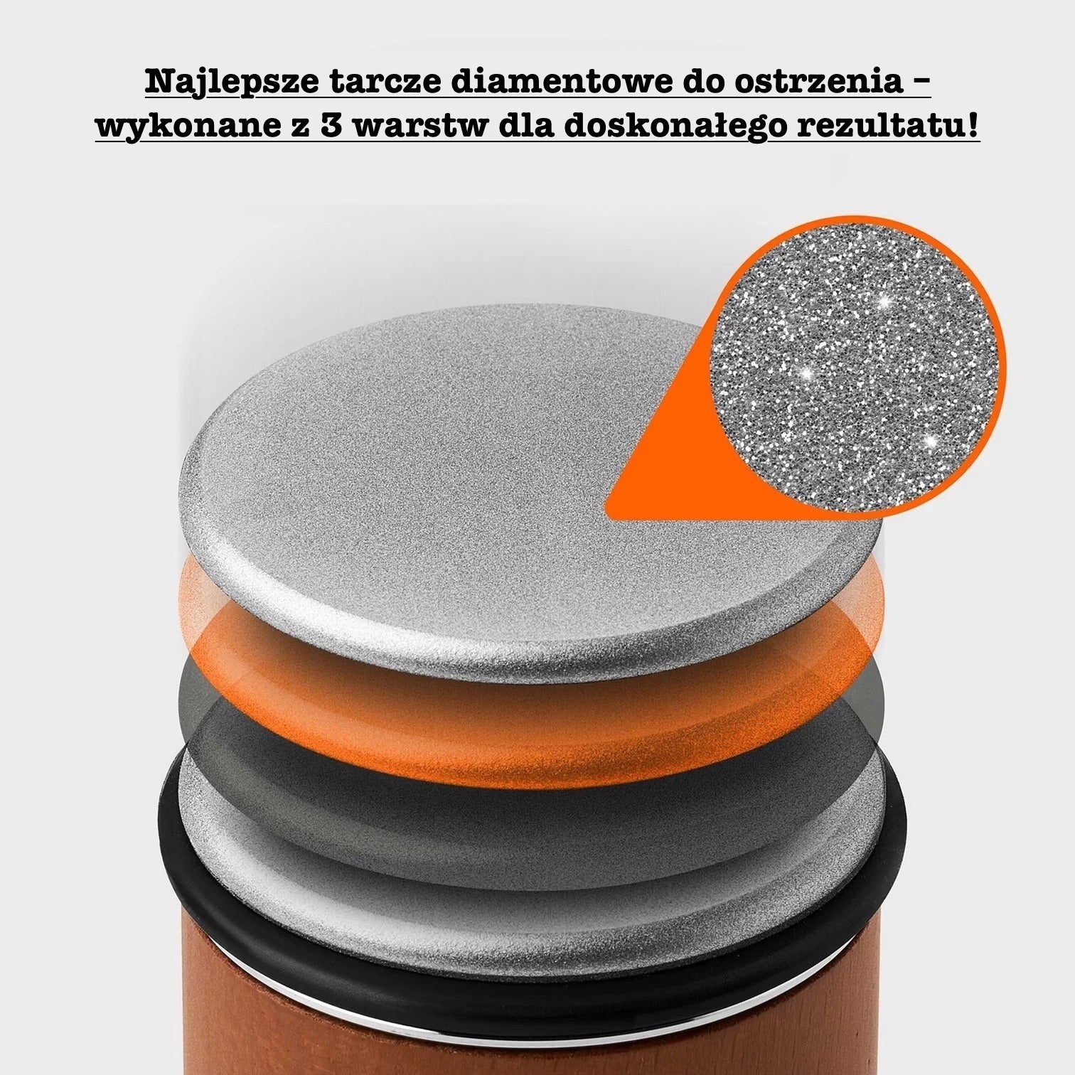 Rolkowa ostrzałka magnetyczna do noży